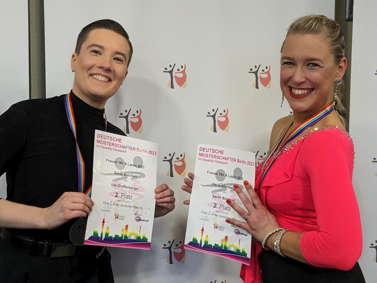 Zweiter Platz, Deutsche Meisterschaften Equality Tanz